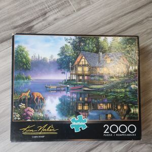 Cabin Fever Kim Norlien 2000 Piece Puzzle Buffalo Games 38.5x26.5 Scenic Art